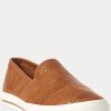 Kahverengi Kadın Ralph Lauren Jinny Dokuma Slip-On Spor Ayakkabı Kahverengi Kadın Ralph Lauren Jinny Dokuma Slip-On Spor Ayakkabı