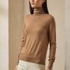 Kahverengi Kadın Ralph Lauren Kaşmir Yaka Kazaklar Kahverengi Kadın Ralph Lauren Kaşmir Yaka Kazaklar