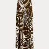 Kahverengi Kadın Ralph Lauren Liliosa Zebra Desenli Keten Vual Etekler Kahverengi Kadın Ralph Lauren Liliosa Zebra Desenli Keten Vual Etekler