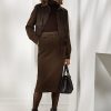 Kahverengi Kadın Ralph Lauren Mychele Yün Balıksırtı Etekler Kahverengi Kadın Ralph Lauren Mychele Yün Balıksırtı Etekler