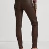Kahverengi Kadın Ralph Lauren Nappa Deri Dar Paça Pantolon Kahverengi Kadın Ralph Lauren Nappa Deri Dar Paça Pantolon