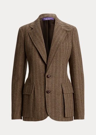 Kahverengi Kadın Ralph Lauren Preston Balıksırtı Ceketler Kahverengi Kadın Ralph Lauren Preston Balıksırtı Ceketler