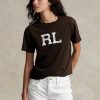 Kahverengi Kadın Ralph Lauren Rl Logolu Forma Tişörtleri Kahverengi Kadın Ralph Lauren Rl Logolu Forma Tişörtleri