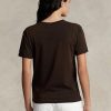 Kahverengi Kadın Ralph Lauren Rl Logolu Forma Tişörtleri Kahverengi Kadın Ralph Lauren Rl Logolu Forma Tişörtleri