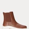 Kahverengi Kadın Ralph Lauren Rylee Cilalı Deri Slip-On Spor Ayakkabı Kahverengi Kadın Ralph Lauren Rylee Cilalı Deri Slip-On Spor Ayakkabı