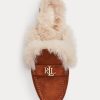 Kahverengi Kadın Ralph Lauren Savanah Suni Kürk Süslemeli Süet Düz Ayakkabı Kahverengi Kadın Ralph Lauren Savanah Suni Kürk Süslemeli Süet Düz Ayakkabı