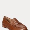 Kahverengi Kadın Ralph Lauren Wynnie Cilalı Deri Loafer’lar Kahverengi Kadın Ralph Lauren Wynnie Cilalı Deri Loafer’lar