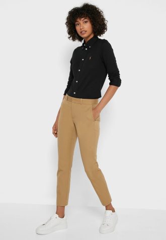Kahverengi Kadın Ralph Lauren Yüksek Bel Pantolon