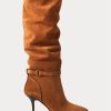 Kahverengi Kadın Ralph Lauren Zoe Uzun Süet Dana Derisi Botlar Kahverengi Kadın Ralph Lauren Zoe Uzun Süet Dana Derisi Botlar