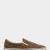 Kahverengi / Kahverengi Erkek Ralph Lauren Keaton Tweed Slip-On Spor Ayakkabı Kahverengi / Kahverengi Erkek Ralph Lauren Keaton Tweed Slip-On Spor Ayakkabı