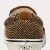 Kahverengi / Kahverengi Erkek Ralph Lauren Keaton Tweed Slip-On Spor Ayakkabı Kahverengi / Kahverengi Erkek Ralph Lauren Keaton Tweed Slip-On Spor Ayakkabı