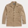 Khaki Erkek Ralph Lauren Dobby Utility Üst Gömlek Ceketler Khaki Erkek Ralph Lauren Dobby Utility Üst Gömlek Ceketler