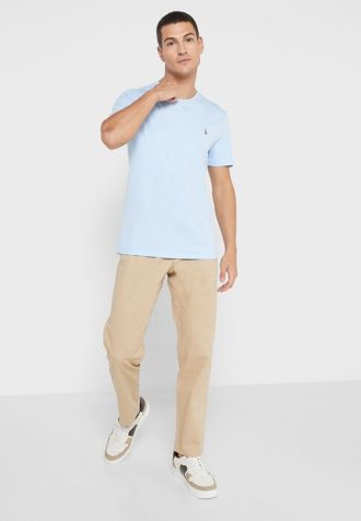 Khaki Erkek Ralph Lauren Essential Slim Fit Çin Pantolonu