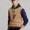 Khaki Erkek Ralph Lauren Polo Ayı Renk Bloklu Polar Kapüşonlu Üst Khaki Erkek Ralph Lauren Polo Ayı Renk Bloklu Polar Kapüşonlu Üst