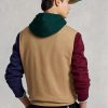 Khaki Erkek Ralph Lauren Polo Ayı Renk Bloklu Polar Kapüşonlu Üst Khaki Erkek Ralph Lauren Polo Ayı Renk Bloklu Polar Kapüşonlu Üst