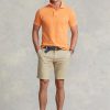 Khaki Erkek Ralph Lauren Streç Slim Fit Chino Şort Khaki Erkek Ralph Lauren Streç Slim Fit Chino Şort
