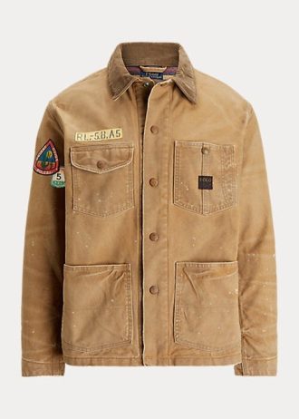 Khaki Erkek Ralph Lauren Yün Astarlı Saha Ceketleri