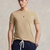 Khaki Erkek Ralph Lauren Özel Slim Fit Yuvarlak Yaka Tişörtler Khaki Erkek Ralph Lauren Özel Slim Fit Yuvarlak Yaka Tişörtler