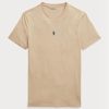 Khaki Erkek Ralph Lauren Özel Slim Fit Yuvarlak Yaka Tişörtler Khaki Erkek Ralph Lauren Özel Slim Fit Yuvarlak Yaka Tişörtler