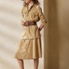 Khaki Kadın Ralph Lauren Aryiana Kuzu Süet Etekler Khaki Kadın Ralph Lauren Aryiana Kuzu Süet Etekler