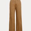 Khaki Kadın Ralph Lauren Chino Geniş Paça Pantolon