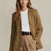 Khaki Kadın Ralph Lauren Kuzu Derisi Süet Hacking Blazer’lar Khaki Kadın Ralph Lauren Kuzu Derisi Süet Hacking Blazer’lar