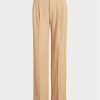 Khaki Kadın Ralph Lauren Pileli Yün Karışımlı Twill Pantolon Khaki Kadın Ralph Lauren Pileli Yün Karışımlı Twill Pantolon