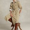Khaki Kadın Ralph Lauren Twill Montlar