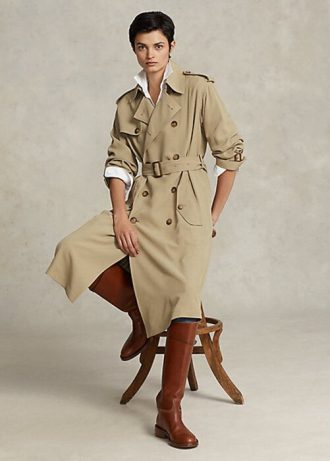 Khaki Kadın Ralph Lauren Twill Montlar Khaki Kadın Ralph Lauren Twill Montlar