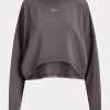 Koyu Gri Kadın Ralph Lauren Büyük Boy Esnek Karışımlı Polar Sweatshirt Koyu Gri Kadın Ralph Lauren Büyük Boy Esnek Karışımlı Polar Sweatshirt