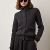 Koyu Gri Kadın Ralph Lauren Glen Ekose Kaşmir Ceketler Koyu Gri Kadın Ralph Lauren Glen Ekose Kaşmir Ceketler