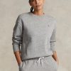 Koyu Gri Kadın Ralph Lauren Polar Yuvarlak Yaka Kazak Sweatshirt Koyu Gri Kadın Ralph Lauren Polar Yuvarlak Yaka Kazak Sweatshirt