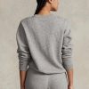Koyu Gri Kadın Ralph Lauren Polar Yuvarlak Yaka Kazak Sweatshirt Koyu Gri Kadın Ralph Lauren Polar Yuvarlak Yaka Kazak Sweatshirt