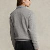 Koyu Gri Kadın Ralph Lauren Polo Ayı Polar Yuvarlak Yaka Sweatshirt Koyu Gri Kadın Ralph Lauren Polo Ayı Polar Yuvarlak Yaka Sweatshirt