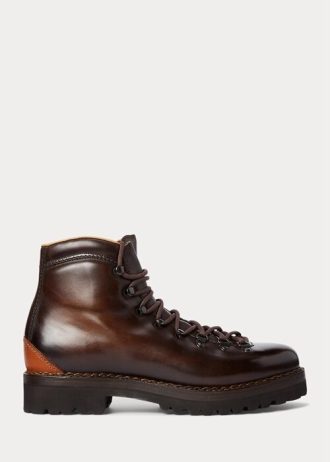 Koyu Kahverengi Erkek Ralph Lauren Darrow Dana Derisi Botlar Koyu Kahverengi Erkek Ralph Lauren Darrow Dana Derisi Botlar