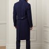 Koyu Lacivert Erkek Ralph Lauren El Yapımı Yün Balıksırtı Palto Koyu Lacivert Erkek Ralph Lauren El Yapımı Yün Balıksırtı Palto