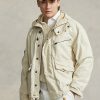 Krem Erkek Ralph Lauren Balıksırtı Kapüşonlu Ceketler Krem Erkek Ralph Lauren Balıksırtı Kapüşonlu Ceketler