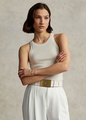 Krem Kadın Ralph Lauren Kaşmir Atlet