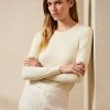 Krem Kadın Ralph Lauren Kaşmir Yuvarlak Yaka Kazaklar Krem Kadın Ralph Lauren Kaşmir Yuvarlak Yaka Kazaklar