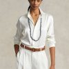Krem Kadın Ralph Lauren Mulberry İpek Gömlekler Krem Kadın Ralph Lauren Mulberry İpek Gömlekler