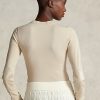Krem Kadın Ralph Lauren Ribana Süet Kesim Uzun Kollu Tişörtler Krem Kadın Ralph Lauren Ribana Süet Kesim Uzun Kollu Tişörtler