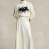 Krem Kadın Ralph Lauren Saten A Kesim Etekler Krem Kadın Ralph Lauren Saten A Kesim Etekler