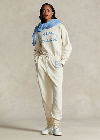 Krem Kadın Ralph Lauren The Spelman Koleksiyonu Polar Eşofman Altı