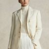 Krem Kadın Ralph Lauren Yün Karışımlı Balıksırtı Ceketler Krem Kadın Ralph Lauren Yün Karışımlı Balıksırtı Ceketler