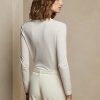 Krem Kadın Ralph Lauren Yün Uzun Kollu V Yaka Kazaklar Krem Kadın Ralph Lauren Yün Uzun Kollu V Yaka Kazaklar