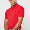 Kırmızı Erkek Ralph Lauren Basic Mesh Polo Tişörtleri Kırmızı Erkek Ralph Lauren Basic Mesh Polo Tişörtleri