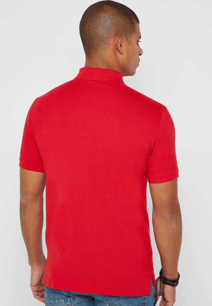 Kırmızı Erkek Ralph Lauren Basic Mesh Polo Tişörtleri Kırmızı Erkek Ralph Lauren Basic Mesh Polo Tişörtleri