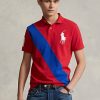 Kırmızı Erkek Ralph Lauren Big Pony File Polo Tişörtleri Kırmızı Erkek Ralph Lauren Big Pony File Polo Tişörtleri