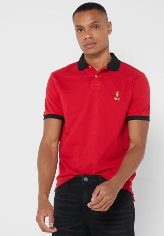 Kırmızı Erkek Ralph Lauren Essential Tişörtleri