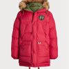 Kırmızı Erkek Ralph Lauren Çift Taraflı Parka Ceketleri Kırmızı Erkek Ralph Lauren Çift Taraflı Parka Ceketleri